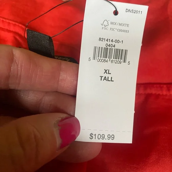 Banana Republic Women Halter Slip Dress XL T Red Poppyseed Minimalist‎ Sexy - Picture 3 of 12